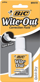bic wite out quick dry correction fluid