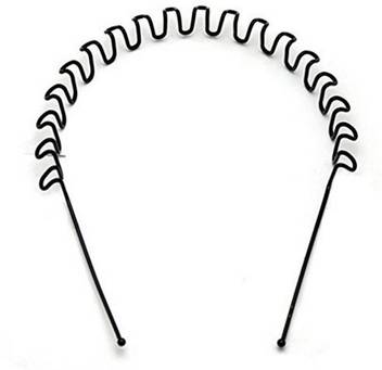 Easelife Premium Quality Hair Band For Men And Women Daily Use Black Spring Zigzag Wave Metal Hair Hoop Band Unisex Sports Headband Headware Accessories Hair Band Price In India Buy Easelife