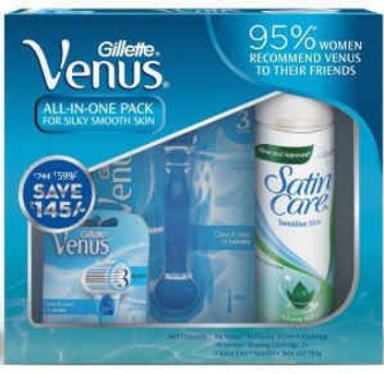 female shaving kit
