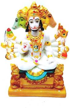 Krishnagallery1 Panchmukhi Hanuman Murti Marble Grade Finish Panchmukhi Hanuman Statue Hanuman Murti Hanuman Statue For Home Temple Poojan Use Office Decorative Showpiece 15 Cm Price In India Buy Download panchmukhi hanuman wallpapers and high quality panchmukhi hanuman hd wallpapers full size for desktop, mobile & whatsapp. krishnagallery1 panchmukhi hanuman murti marble grade finish panchmukhi hanuman statue hanuman murti hanuman statue for home temple poojan use