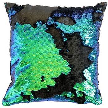 Ankit Polyester Magic Mermaid Sequin Throw Pillow Pack Of 1 Buy