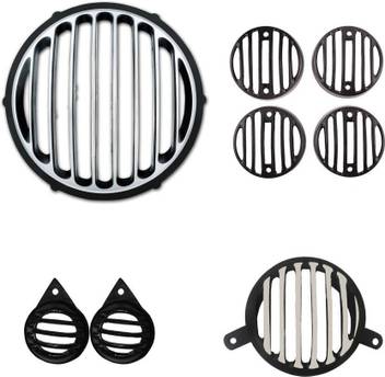 Get Wallpaper Cadeau Black Chrome Metal Grill For Bullet Classic 350 500 For Android Free