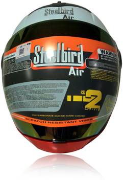 Enfield Works Steelbird Air Sba 2 Streak Full Face Helmet Glossy