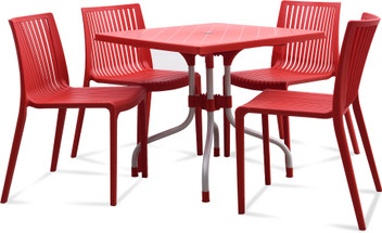 supreme plastic dining table set price