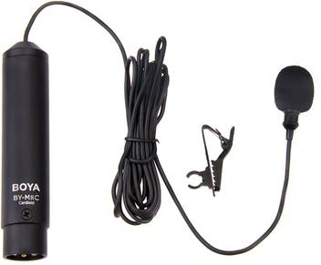 Boya By M8c Phantom Power Clip On Pro Cardioid Xlr Lavalier Microphone Boya Flipkart Com