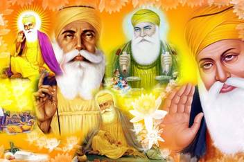 Shri Guru Nanak Dev Ji Vinyl Poster Paper Print Religious
