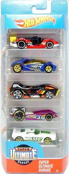 Hot Wheels Super Ultimate Garage Set 2018 5 Car Pack Super