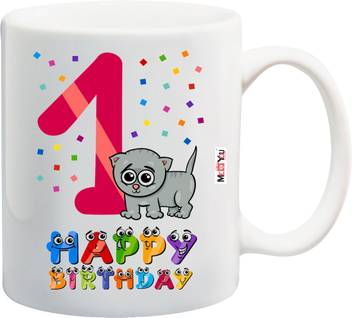 Me You Gift For 1st Birthday Personalized And Unique First Birthday Gift For Kids Boy Girls Cousin Brother Sister Iz18srmu 1318 Ceramic Coffee Mug Price In India Buy Me You Gift For 1st Birthday buy me you gift for 1st birthday