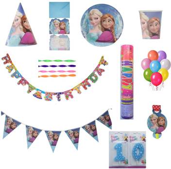 Pepup Frozen Themed Kids 10th Birthday Party Decoration Combo Pack