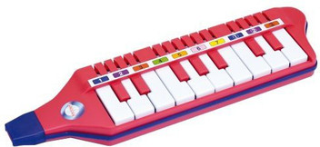 music note toy with mouth