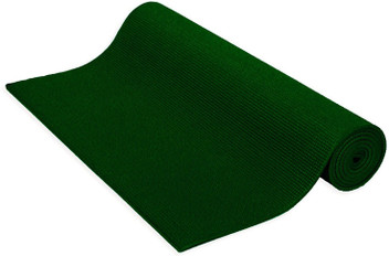 dark green yoga mat