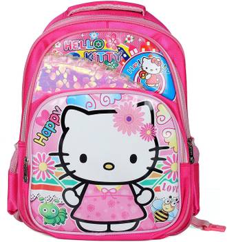 Flipkart Com Gocart Hello Kitty Kids Trolley School Bag For