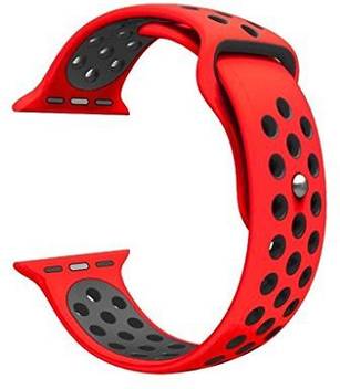 Memore Nike Sport Replacement Loop Band For Apple Watch Nike Series 1 Series 2 Series 3 42mm Red Black Smart Watch Strap Price In India Buy Memore Nike Sport Replacement Loop Band For