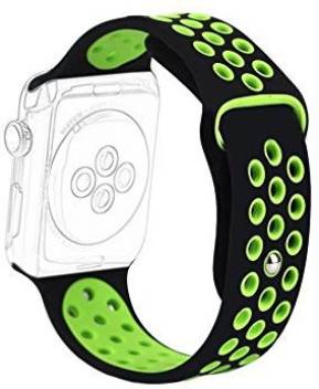 Memore Nike Sport Replacement Loop Band For Apple Watch Nike Series 1 Series 2 Series 3 38mm Black Green Smart Watch Strap Price In India Buy Memore Nike Sport Replacement Loop Band For