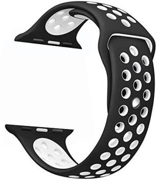 Memore Nike Sport Replacement Loop Band For Apple Watch Nike Series 1 Series 2 Series 3 38mm Black White Smart Watch Strap Price In India Buy Memore Nike Sport Replacement Loop Band For