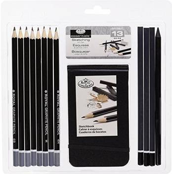 Royal Brush Clamshell Art Sets Sketching Pencil W Sketchbook