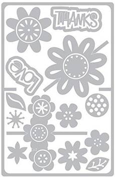 Sizzix Framelits Dies By Stephanie Barnard 21 Pkg Flowers Drop