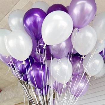 Flipkart Com Amfin Solid 10 Inch Pack Of 50 Metallic Balloons