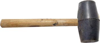 Waltzer India Construction Hand Tool Rubber Mallet Hammer With Wooden Handle 8 Oz 1 Inch Construction Hand Tool Rubber Mallet Hammer With Wooden Handle 8 Oz 1 Inch Speciality Hammer Price In