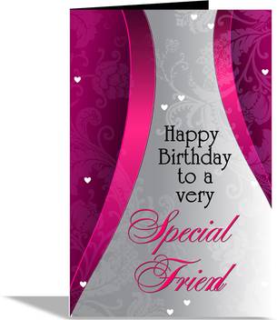 Alwaysgift Happy Birthday To A Very Special Friend Greeting Card