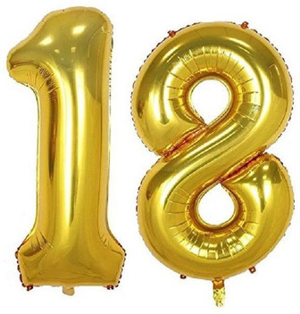numeral balloons