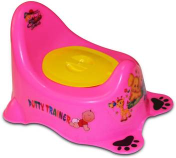 Akshat Baby Potty Training Seat For Kids Light Pink Style Zone Potty Box Plastic Potty Box Available At Reasonable Price Buy Baby Care Products In India Flipkart Com