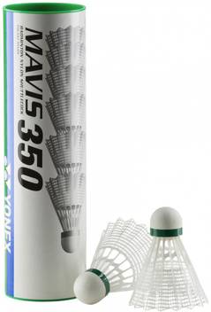 Yonex Mavis 350 Green Cap Pack Of 6 Nylon Shuttle White Buy Yonex Mavis 350 Green Cap Pack Of 6 Nylon Shuttle White Online At Best Prices In India