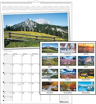 Office Depot Photographic Wall Calendar 12in X 17in 30 Recycled Multicolor January December 2016 Od3023 2816 Price In India Buy Office Depot Photographic Wall Calendar 12in X 17in 30 Recycled Multicolor January December 2016