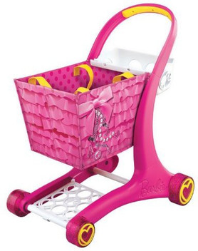 barbie with shopping cart