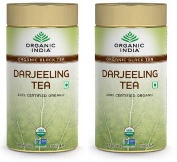 Organic India Darjeeling Tin 100g Black Tea Drum Price In India Buy Organic India Darjeeling Tin 100g Black Tea Drum Online At Flipkart Com
