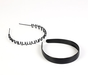 black hair band