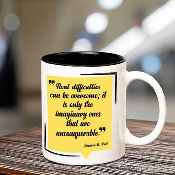 Chanakya Motivational Quote By Theodore N Vail Inner Black Coffee Mug Ceramic Mug Price In India Buy Chanakya Motivational Quote By Theodore N Vail Inner Black Coffee Mug Ceramic Mug Online