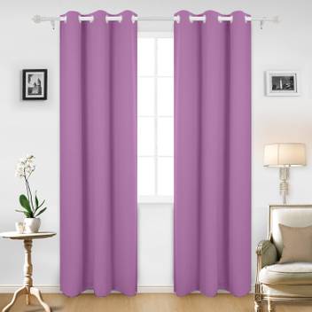 Cloth Fusion 214 Cm 7 Ft Polyester Door Curtain Pack Of 2