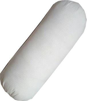 G S Collections Foam Long Luxury Pillows White Round Pillows