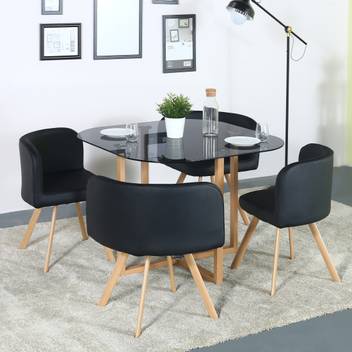 Flipkart Perfect Homes Atiu Metal 4 Seater Dining Set Price In
