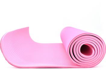 Shopnjazz Eco Friendly Reversable Tpe Yoga Mat 8mm Thick 6 Feet X 2 3 Feet With Free Bag Dark Pink Light Pink Multicolor 8 Mm Yoga Mat Buy Shopnjazz Eco Friendly Reversable Tpe