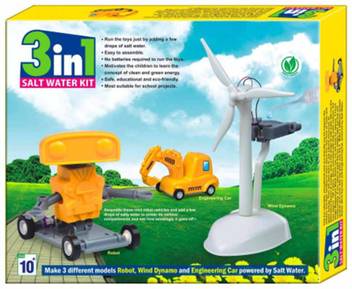 Zeus 3 In 1 Salt Water Kit Chemical Energy Do It Yourself Game