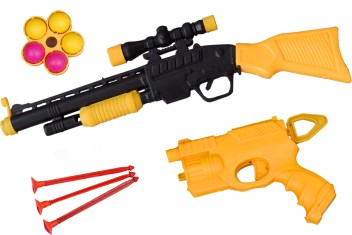 yellow toy gun