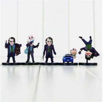 Zenshanti Joker Heath Ledger Mini Action Figure Toys 5pc Set