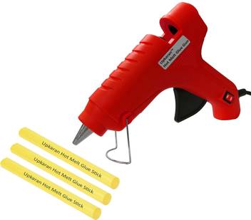 Upkaran 40 Power Watt Glue Gun With On Off Switch With 3 Hot Melt