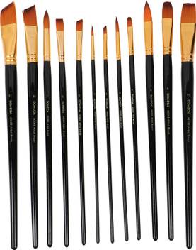 Flipkart.com | Kabeer Art Bomega Premium & Exclusive Fine Art Long Handled Paint  Brush Set -