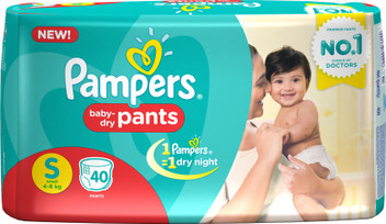 pampers pants small 40 pieces