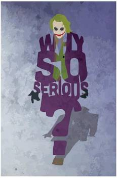 Batman Trilogy Joker Why So Serious Poster Art Paper Print Movies Comics Posters In India Buy Art Film Design Movie Music Nature And Educational Paintings Wallpapers At Flipkart Com