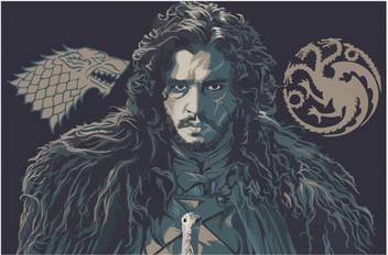 Jon Snow Poster Art Game Of Thrones Posters For Room Paper Print Tv Series Posters In India Buy Art Film Design Movie Music Nature And Educational Paintings Wallpapers At Flipkart Com