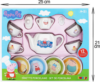 peppa pig porcelain tea set