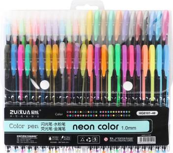Flipkart Com Kabeer Art 48 Pc Gel Pens Set Color Gel Pens