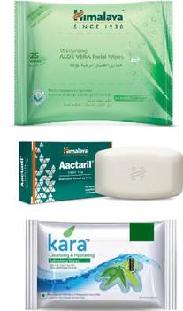 Himalaya Aloe Vera Facial Wipes Aactaril Soap Kara Skin Care Wipes Price In India Buy Himalaya Aloe Vera Facial Wipes Aactaril Soap Kara Skin Care Wipes Online At Flipkart Com
