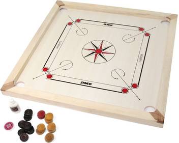 Smartcraft Carrom Board Mango 66 Size 26 Inches Small Compact