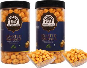 Wonderland Makhana Roasted Jalapeno Foxnuts Pack Of 2 100g Each Assorted Nuts Price In India Buy Wonderland Makhana Roasted Jalapeno Foxnuts Pack Of 2 100g Each Assorted Nuts Online At Flipkart Com Saress for navratri skin care during navratri samantha akkineni weight loss vrat me makhana. wonderland makhana roasted jalapeno foxnuts pack of 2 100g each assorted nuts