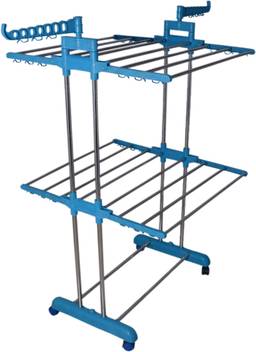 Lakshay Steel Floor Cloth Dryer Stand Stainless Steel Pipes Heavy